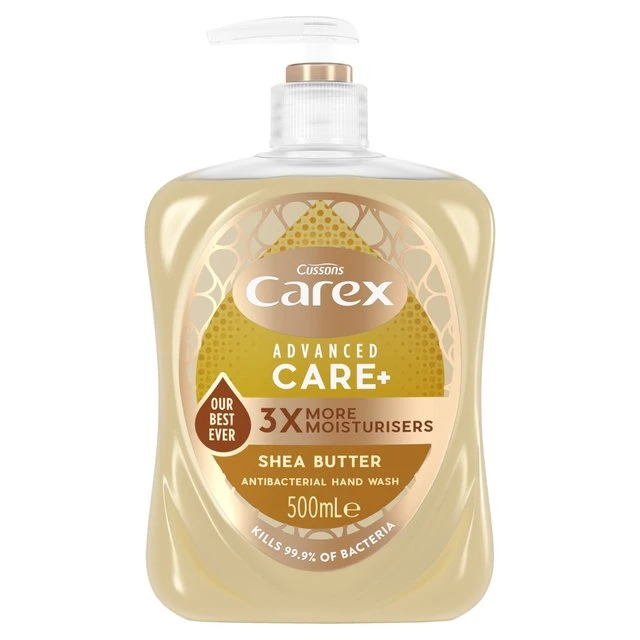 Carex Advanced Care Shea Butter Handwash 500ml(Carex Advanced Care Shea Butter Handwash 500ml) 1 Carex Advanced Care Shea Butter Handwash 500ml(Carex Advanced Care Shea Butter Handwash 500ml)