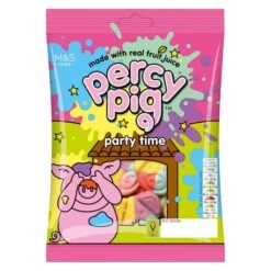 M&S Percy Pig Party Time Fruit Gums 150g(M S Percy Pig Party Time Fruit Gums 150g)