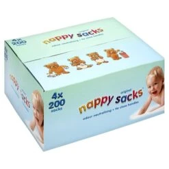Polylina Nappy Sacks 4 X 200 Per Pack(Poly Lina Nappy Sacks 4 X 200 Per Pack)