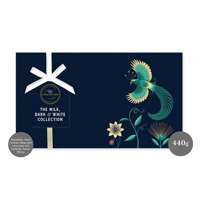 M&S Collection Milk, Dark & White Selection 440g(M S Collection Milk Dark White Selection 440g) 1 M&S Collection Milk, Dark & White Selection 440g(M S Collection Milk Dark White Selection 440g)