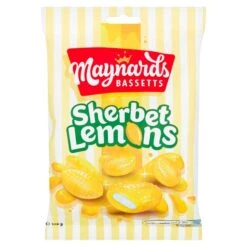 Maynards Bassetts Sherbet Lemons Sweets Bag 192g(Maynards Bassetts Sherbet Lemons Sweets Bag 192g)