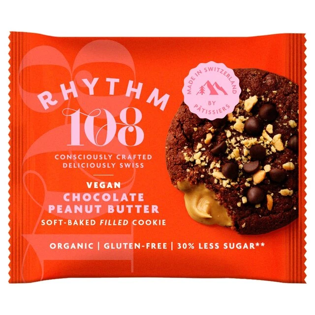 Rhythm 108 Swiss Vegan Chocolate Peanut Butter Soft-Baked Filled Cookie 50g(Rhythm 108 Swiss Vegan Chocolate Peanut Butter Soft Baked Filled Cookie 50g) 1 Rhythm 108 Swiss Vegan Chocolate Peanut Butter Soft-Baked Filled Cookie 50g(Rhythm 108 Swiss Vegan Chocolate Peanut Butter Soft Baked Filled Cookie 50g)