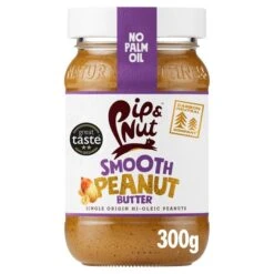 Pip & Nut Smooth Peanut Butter 300g(Pip Nut Peanut Butter 300g)