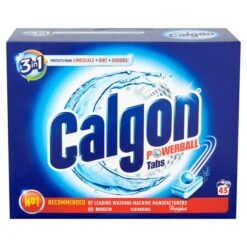 Calgon 3-in-1 Washing Machine Water Softener Tablets 45 Per Pack(Calgon Tablets Water Softener 45 Per Pack)