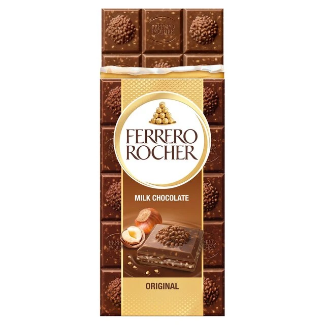 Ferrero Rocher Milk Chocolate Bar 90g(Ferrero Rocher Milk Chocolate Bar 90g) 1 Ferrero Rocher Milk Chocolate Bar 90g(Ferrero Rocher Milk Chocolate Bar 90g)
