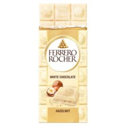 Ferrero Rocher White Chocolate Bar 90g(Ferrero Rocher White Chocolate Bar 90g)