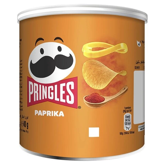 Pringles Paprika Crisps Can 40g(Pringles Paprika 40g) 1 Pringles Paprika Crisps Can 40g(Pringles Paprika 40g)