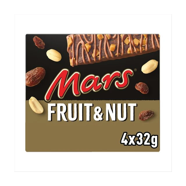 Mars Fruit & Nut Milk Chocolate Snack Bars Multipack 4 Per Pack(Mars Fruit Nut Milk Chocolate Snack Bars Multipack 4 Per Pack) 1 Mars Fruit & Nut Milk Chocolate Snack Bars Multipack 4 Per Pack(Mars Fruit Nut Milk Chocolate Snack Bars Multipack 4 Per Pack)