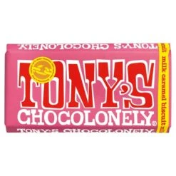 Tony's Chocolonely Milk Caramel Biscuit 180g(Tonys Chocolonely Milk Caramel Biscuit 180g)