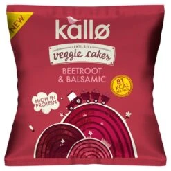 Kallo Beetroot & Balsamic Veggie Cake Minis 22g(Kallo Beetroot Balsamic Veggie Cake Minis 22g)