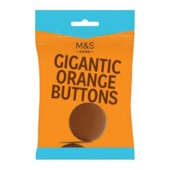 M&S Gigantic Orange Buttons 150g(M S Gigantic Orange Buttons 150g)