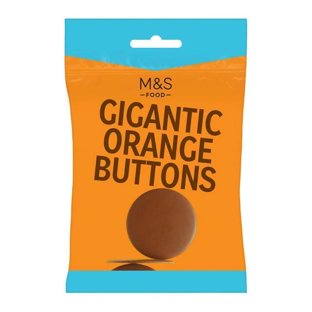 M&S Gigantic Orange Buttons 150g(M S Gigantic Orange Buttons 150g) 1 M&S Gigantic Orange Buttons 150g(M S Gigantic Orange Buttons 150g)