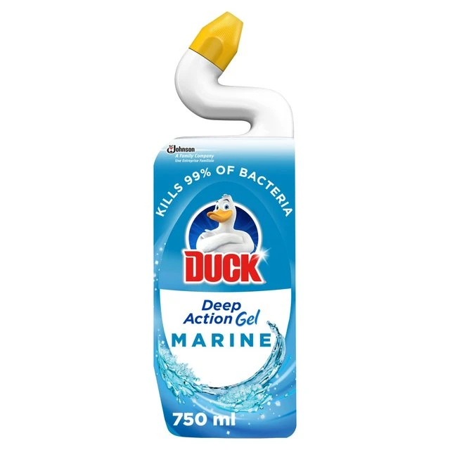 Duck Deep Action Gel Toilet Liquid Cleaner Marine 750ml(Duck 3in1 Liquid Ocean 750g) 1 Duck Deep Action Gel Toilet Liquid Cleaner Marine 750ml(Duck 3in1 Liquid Ocean 750g)