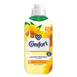 Comfort Fabric Conditioner Sunshiny Days 33 Washes 990ml(Comfort Comfort Concentrate Sunshiny Days 750ml)