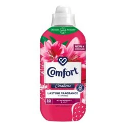 Comfort Creations Fabric Conditioner Strawberry And Lily 30 Washes 900ml(Comfort Concentrate Strawberry Lily Kiss Fabric Conditioner 21 Washes 750ml)