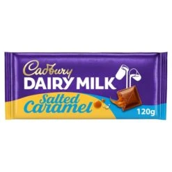 Cadbury Dairy Milk Salted Caramel Chocolate Bar 120g(Cadbury Dairy Milk Salted Caramel Chocolate Bar 120g)