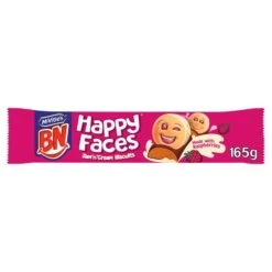 McVitie's BN Happy Faces Jam & Cream Biscuits 165g(Mcvities Bn Happy Faces Jam Cream Biscuits 165g)