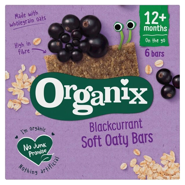 Organix Blackcurrant Organic Oat Bars 6 X 23g(Organix Goodies Organic Blackcurrant Cereal Bars 6 X 30g) 1 Organix Blackcurrant Organic Oat Bars 6 X 23g(Organix Goodies Organic Blackcurrant Cereal Bars 6 X 30g)