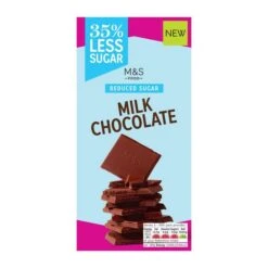 M&S Reduced Sugar Milk Chocolate 90g(M S Reduced Sugar Milk Chocolate 90g)