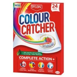Dylon Colour Catcher Sheets Laundry Sheets 24 Per Pack(Dylon Colour Catcher 24 Sheets 100g)