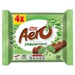 Nestlé® Aero Peppermint Mint Chocolate Multipack 4 Per Pack(Aero Peppermint Mint Chocolate Multipack 4 Per Pack)