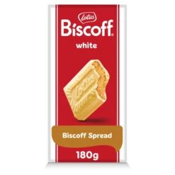 Lotus Biscoff White Chocolate With Biscoff Cream 180g(Lotus Biscoff White Chocolate With Biscoff Cream 180g)