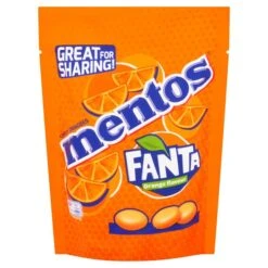 Mentos Fanta Pouch Bag 140g(Mentos Fanta Pouch Bag 140g)