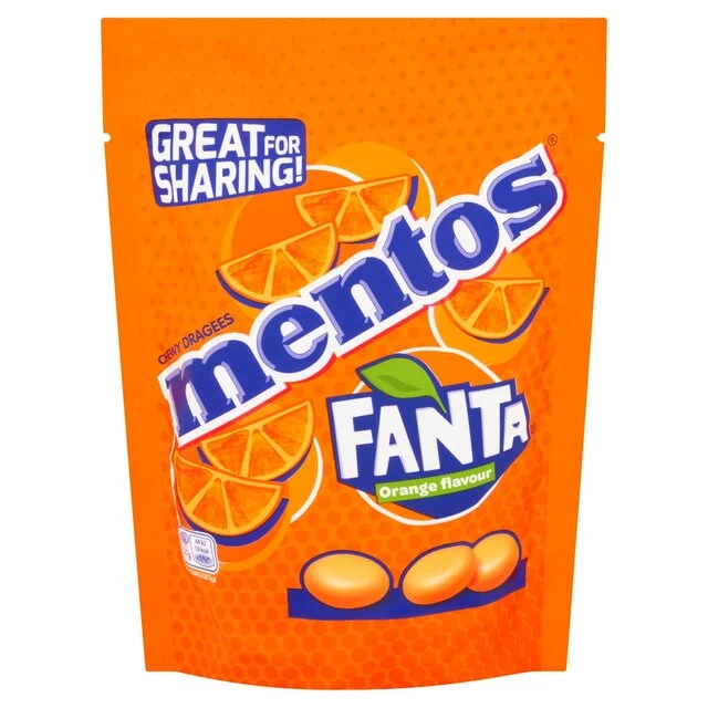 Mentos Fanta Pouch Bag 140g(Mentos Fanta Pouch Bag 140g) 1 Mentos Fanta Pouch Bag 140g(Mentos Fanta Pouch Bag 140g)