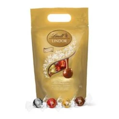 Lindt Lindor Assorted Chocolate Truffles Gold Bag 1kg(Lindt Lindor Assorted Chocolate Truffles Gold Bag 1kg)