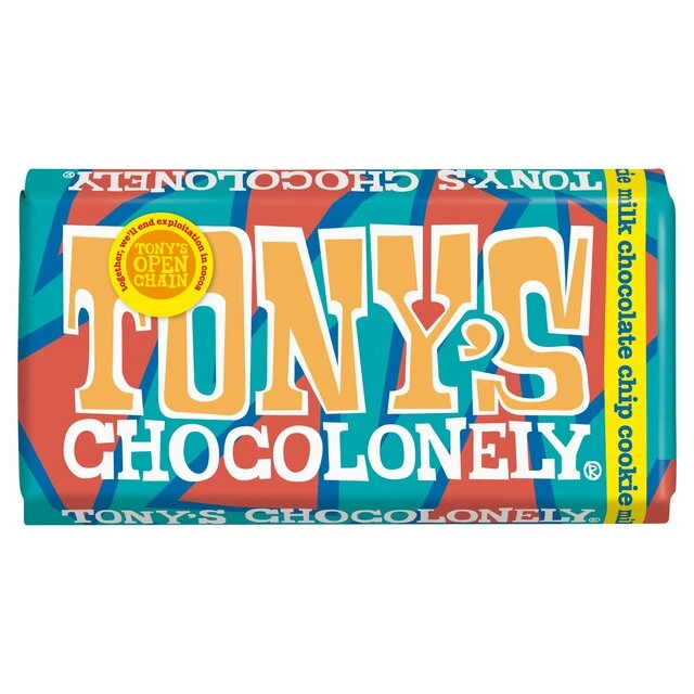 Tony's Chocolonely Milk Chocolate Chip Cookie 180g(Tonys Chocolonely Milk Chocolate Chip Cookie 180g) 1 Tony's Chocolonely Milk Chocolate Chip Cookie 180g(Tonys Chocolonely Milk Chocolate Chip Cookie 180g)