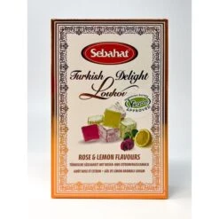 Sebahat Rose And Lemon Flavour Turkish Delight Gift Box 200g(Sebahat Rose And Lemon Flavour Turkish Delight Gift Box 200g)