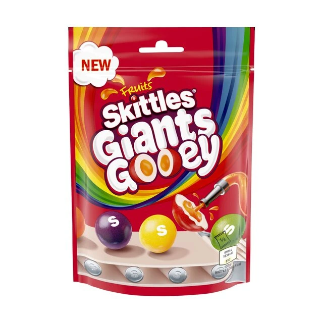 Skittles Giants Gooey Vegan Chewy Sweets 125g(Skittles Giants Gooey Vegan Chewy Sweets 125g) 1 Skittles Giants Gooey Vegan Chewy Sweets 125g(Skittles Giants Gooey Vegan Chewy Sweets 125g)