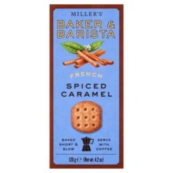 Miller's Baker & Barista French Spiced Caramel Biscuits 120g(Millers Baker Barista French Spiced Caramel Biscuits 120g)
