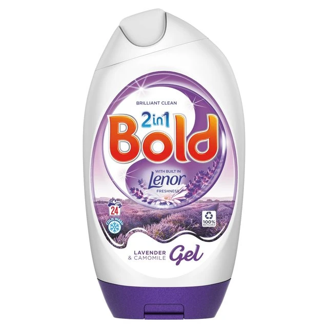 Bold 2in1 Washing Liquid Gel Lavender & Camomile 24 Washes 888ml(Bold 2in1 Gel Lavender Camomile Concentrated 24 Washes 888ml) 1 Bold 2in1 Washing Liquid Gel Lavender & Camomile 24 Washes 888ml(Bold 2in1 Gel Lavender Camomile Concentrated 24 Washes 888ml)