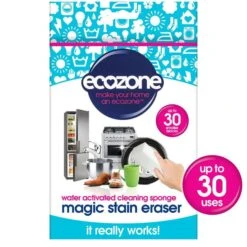 Ecozone Magic Stain Eraser Sponge Up To 30 Uses(Ecozone Magic Eraser Sponge Up To 30 Uses)
