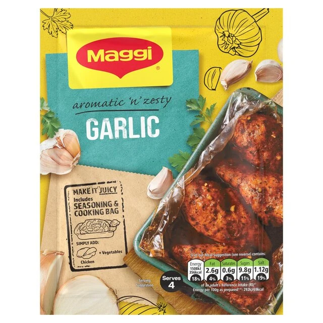 Maggi So Juicy Chicken Garlic 30g(Maggi So Juicy Garlic For Chicken 16x30g) 1 Maggi So Juicy Chicken Garlic 30g(Maggi So Juicy Garlic For Chicken 16x30g)