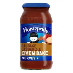 Homepride Sausage Casserole Cooking Sauce 485g(Homepride Sausage Casserole Cook In Sauce 500g)