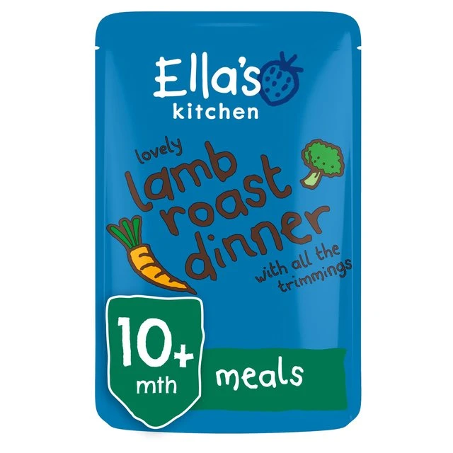 Ella's Kitchen Organic Lamb Roast Dinner Baby Pouch 10+ Months 190g(Ellas Kitchen Lovely Lamb Roast Dinner With All The Trimmings 190g) 1 Ella's Kitchen Organic Lamb Roast Dinner Baby Pouch 10+ Months 190g(Ellas Kitchen Lovely Lamb Roast Dinner With All The Trimmings 190g)