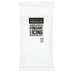 Cooks' Homebaking White Fondant Icing 500g(Cooks Ingredients Ready To Roll White Fondant Icing Waitrose 500g)