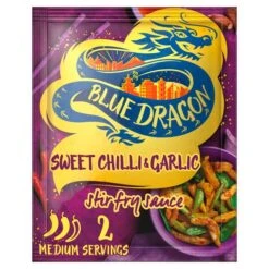 Blue Dragon Stir Fry Sauce Sweet Chilli & Garlic 120g(Blue Dragon Dipping Sauce Sweet Chilli 380g)