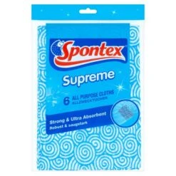 Spontex Supreme All Purpose Cloth 6 Per Pack(Spontex Supreme All Purpose Cloth 6 Per Pack)