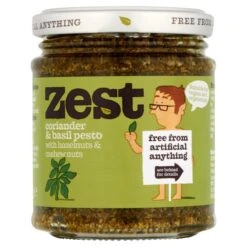 Zest Coriander & Basil Pesto For Vegan 165g(Zest Coriander And Basil Pesto 165g)