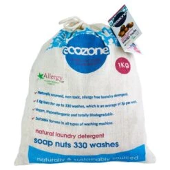 Ecozone Hypoallergenic & Organic Soap Nuts 1kg(Ecozone Hypoallergenic Organic Soap Nuts 1kg)