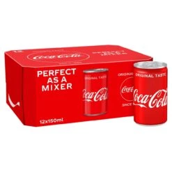 Coca-Cola Original Taste 12 X 150ml(Coca Cola 24 X 150ml Mini Cans)
