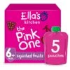 Ella's Kitchen Pink One 6 X 90g(Ellas Kitchen The Pink One Organic Squished Smoothie Fruits 5x90g)