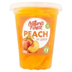 Nature's Finest Peach Slices In Juice 400g(Natures Finest Peach Slices In Juice 400g)