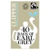 Clipper Organic & Fairtrade Earl Grey Tea Bags 40 Per Pack(Clipper Organic Earl Grey 50 Bag)