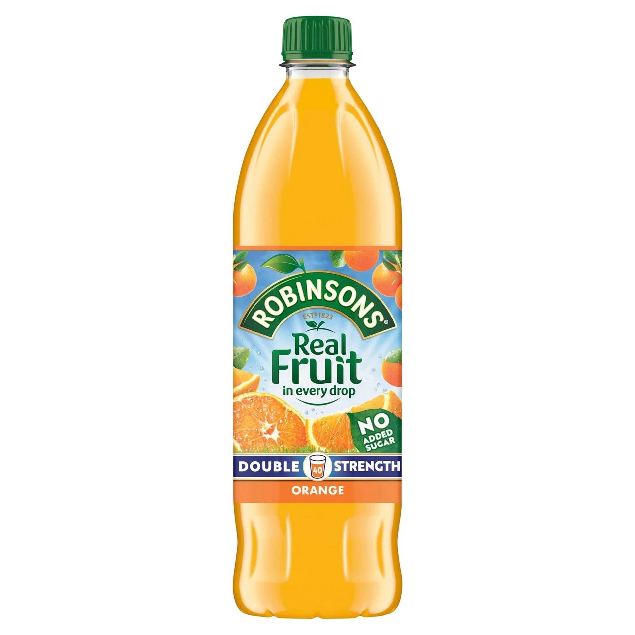 Robinsons Double Strength Orange Squash 1L(Robinsons Double Concentrate Orange No Added Sugar Fruit Drink Bottle 1 25 L) 1 Robinsons Double Strength Orange Squash 1L(Robinsons Double Concentrate Orange No Added Sugar Fruit Drink Bottle 1 25 L)