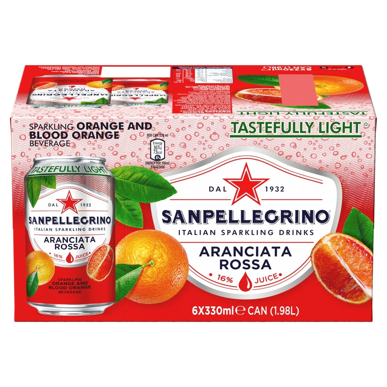 San Pellegrino Blood Orange 6 X 330ml(San Pellegrino Aranciata Rossa 6 X 330ml) 1 San Pellegrino Blood Orange 6 X 330ml(San Pellegrino Aranciata Rossa 6 X 330ml)