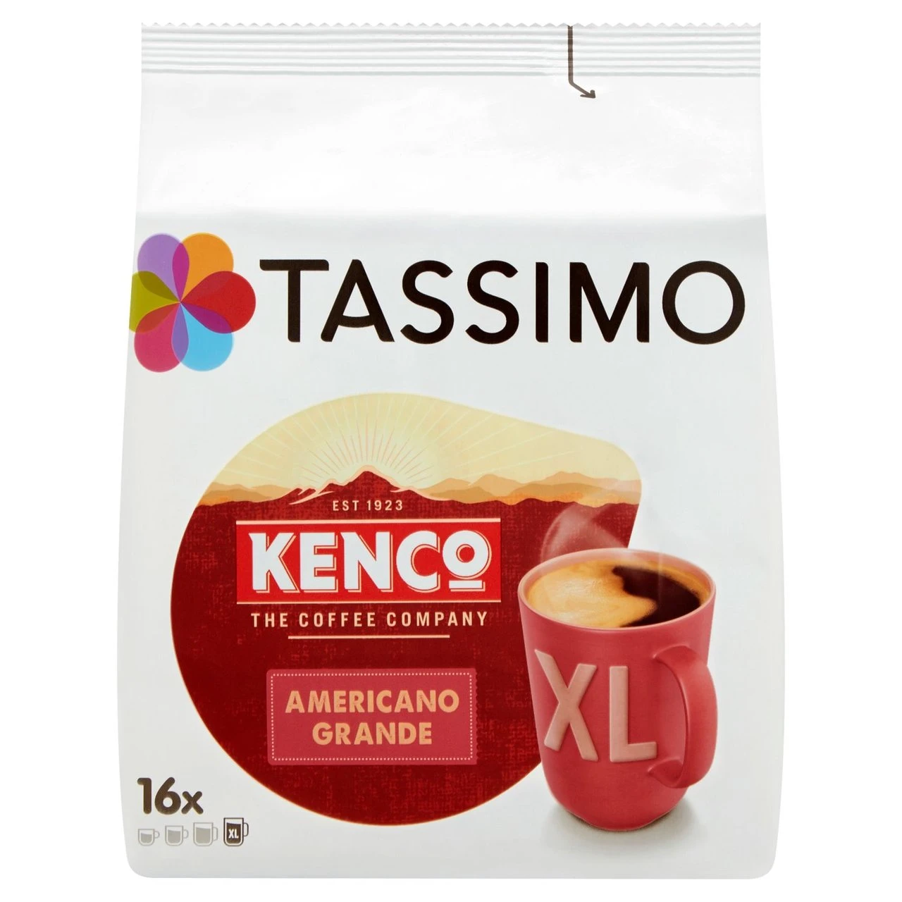 Tassimo Kenco Americano Grande Coffee Pods 16 Per Pack(Tassimo Kenco Americano Grande 144g) 1 Tassimo Kenco Americano Grande Coffee Pods 16 Per Pack(Tassimo Kenco Americano Grande 144g)